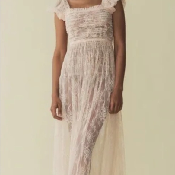 Doen Dresses & Skirts - Pamelina Doen Sheer Lace Dress